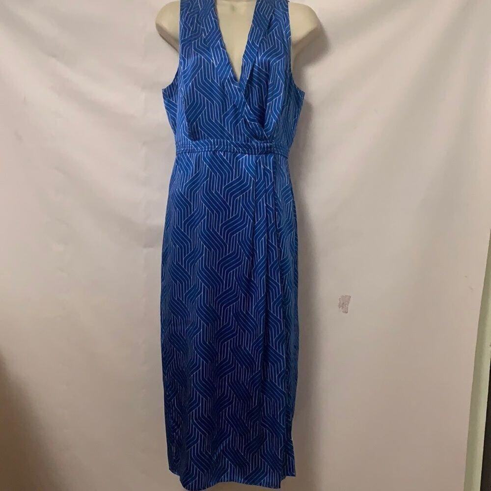 EQUIPMENT FEMME 100% SILK WRAP‎ SLEEK BEAUTIFUL DRESS SIZE S